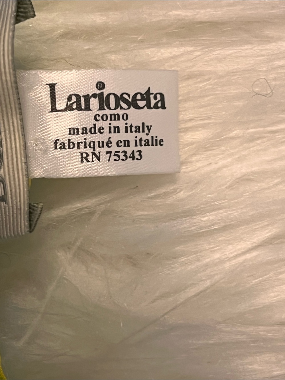 Barbieri Aqua and Yellow lemonSilk-Feel made Italy Neck Scarf 10X10 - Picture 8 of 10